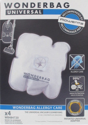 Sacs aspirateur Hygiene+ ZR200520 WONDERBAG : la boite de 4 à Prix Carrefour