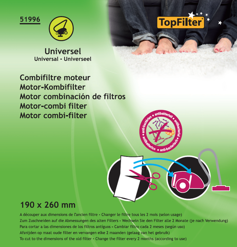 8 Sacs Aspirateur TopFilter Standard 67330 Miele – Top Filter Fackelmann  France